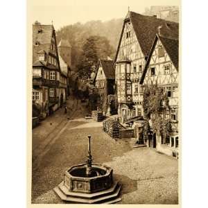  1924 Germany Miltenberg Main Bavaria Well Schnatterloch 