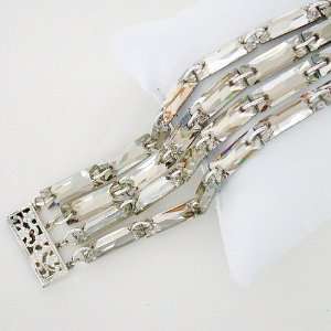  4 Strand High Tech Glimmer Bracelet Perfect Details 