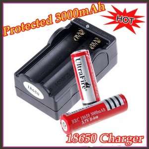   Li ion UltraFire Battery Plus Dual 18650 Charger Electronics