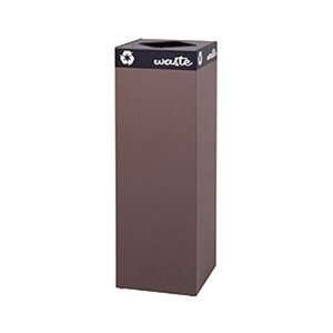  Safco Steel Waste Receptacle with Square Top 38H