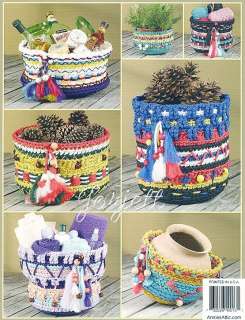 Native American Baskets, Annies crochet patterns  