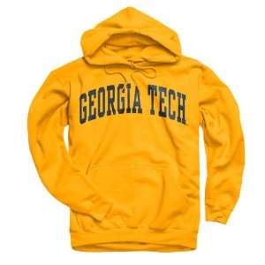  Georgia Tech Yellow Jackets Gold Arch Hooded Sweatshirt 