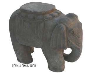Chinese Stone Carving Elephant Garden Statue WK2049  