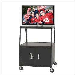 All Metal Lockalbe Cabinet Utility Cart Stand  
