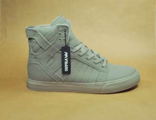 SUPRA Skytop Shoes Gray S18086 GRY High Top Men Size  