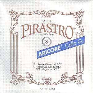  Pirastro Cello Aricore G Silver Wound, 436320 Everything 