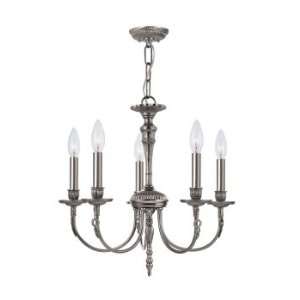 By Crystorama Lighting Hadley Collection Pewter Finish Finish 5 Lights 