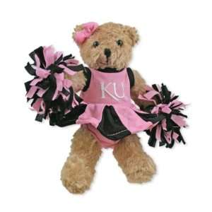  NCAA Pink Cheerleader Bear w/ Sound Kansas Case Pack 16 