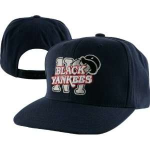   Black Yankees Cooperstown 400 Snapback Adjustable Hat Sports