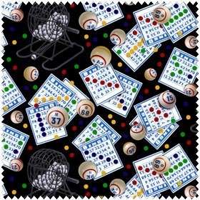   studio sport fabric game of chance bingo part number els269 bla