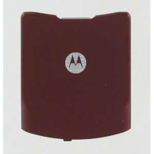   OEM Motorola V3i RAZR Replacement Battery Door   Maroon Electronics