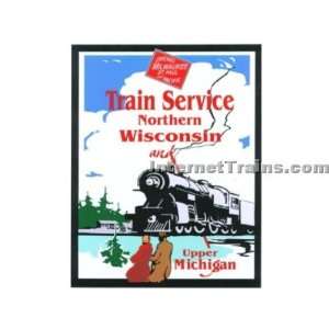  Design Sign Company Metal Sign   Milwaukee Road w/Mich 