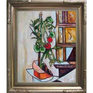 Pablo Picasso Tomato Plant Oil Painting Framed 