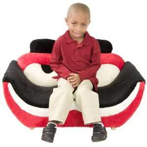    Fuzzy Upholstered Kids Sofa [KG BK06 S060 GG]