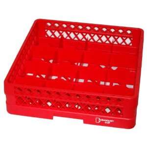 Traex 16 Comp. 1 Ext. Red Glass Rack w/Banquet Cup  