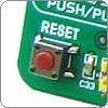 eset circuit is used to reset the microcontroller. It is connected 