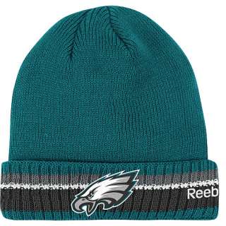 Reebok Philadelphia Eagles Sideline Coaches Cuffed Knit Hat    