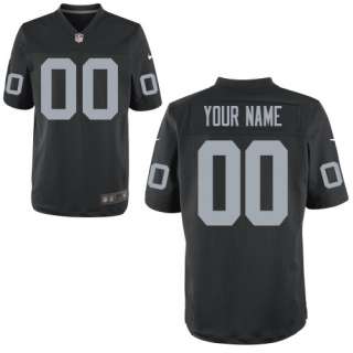Mens Nike Oakland Raiders Customized Elite Team Color Jersey (40 60 