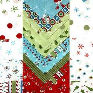  Moda Its Snowing 5 Charm Pack Fabric By The Each Arts 