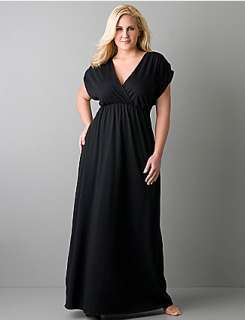 Short sleeve knit maxi dress  Lane Bryant