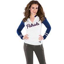 Touch by Alyssa Milano New England Patriots Womens Plus Sport Envy Top 