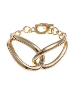 Gold (Gold) Gold Loop Bracelet  248965393  New Look