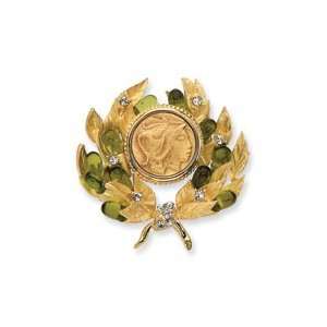  Greek Coin Pin Jewelry
