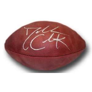  Dallas Clark Autographed Football