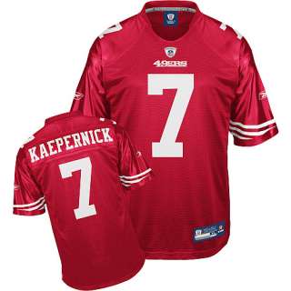 Reebok San Francisco 49ers Colin Kaepernick Replica Team Color Jersey 