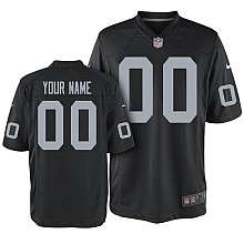 Nike Oakland Raiders Youth Customized Game Team Color Jersey    