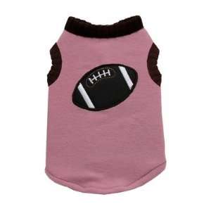   Football Dog Sweater Vest in Pink Size Extra Large