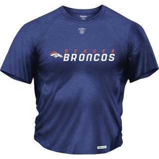 Reebok Denver Broncos Equipment Heathered Short Sleeve T Shirt 