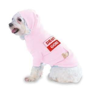 DRAFT GORE Hooded (Hoody) T Shirt with pocket for your Dog or Cat Size 