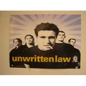 Unwritten Law Poster Black And White Smoking 