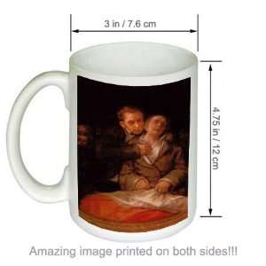  de Goya Art COFFEE MUG Self portrait with Dr Arrieta 