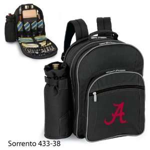   Alabama Embroidered Sorrento Picnic Backpack Black