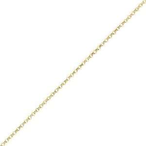   Jewelry Gold Vermeil 040 Gauge Round Link Rolo Chain   20 in Jewelry