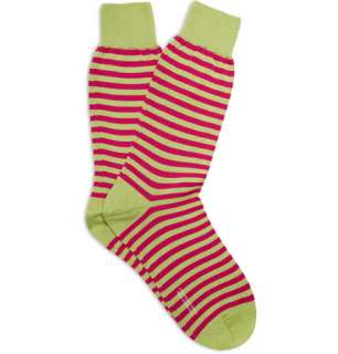  Accessories  Socks  Formal socks  Striped Cotton 