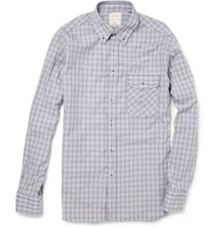    Casual shirts  Long sleeved shirts  Plaid Cotton Shirt