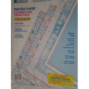  Its a Boy Printed Coordinated Theme Paper Pack Office 