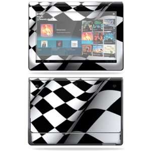  Vinyl Skin Decal Cover for Sony Tablet S Checkered Flag Electronics