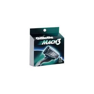  Gillette Mach3 Cartridges, 12 count (Pack of 1) Health 