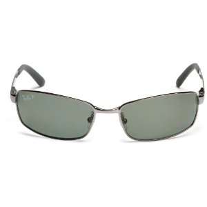Ray Ban RB3194 Gunmetal/ Polarized Grey Green 004/9A 59mm Sunglasses 