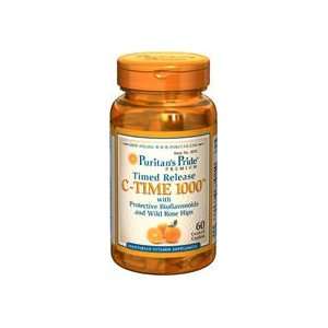  Vitamin C 1000 mg with Rose Hips Time Release 1000 mg 60 