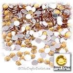 honey yellow or champagne rhinestones round 6mm 30ss