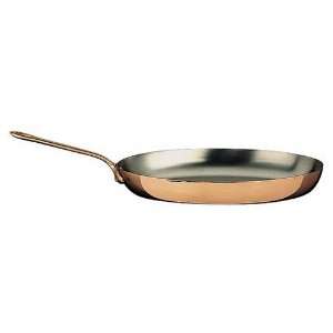  Paderno Copper Oval Frying Pan   13 3/4 X 9 X 1 3/4 