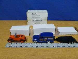 Lot of 3 Ertl Eastwood Automobilia Cars and Trailer W64  