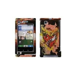   A555 Devour Graphic Case   Love Tattoo Cell Phones & Accessories