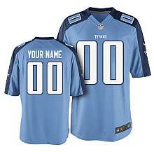 Nike Tennessee Titans Youth Customized Game Team Color Jersey 