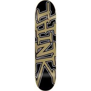  Think Tag Black/Gold Skateboard Deck   7.87 Sports 